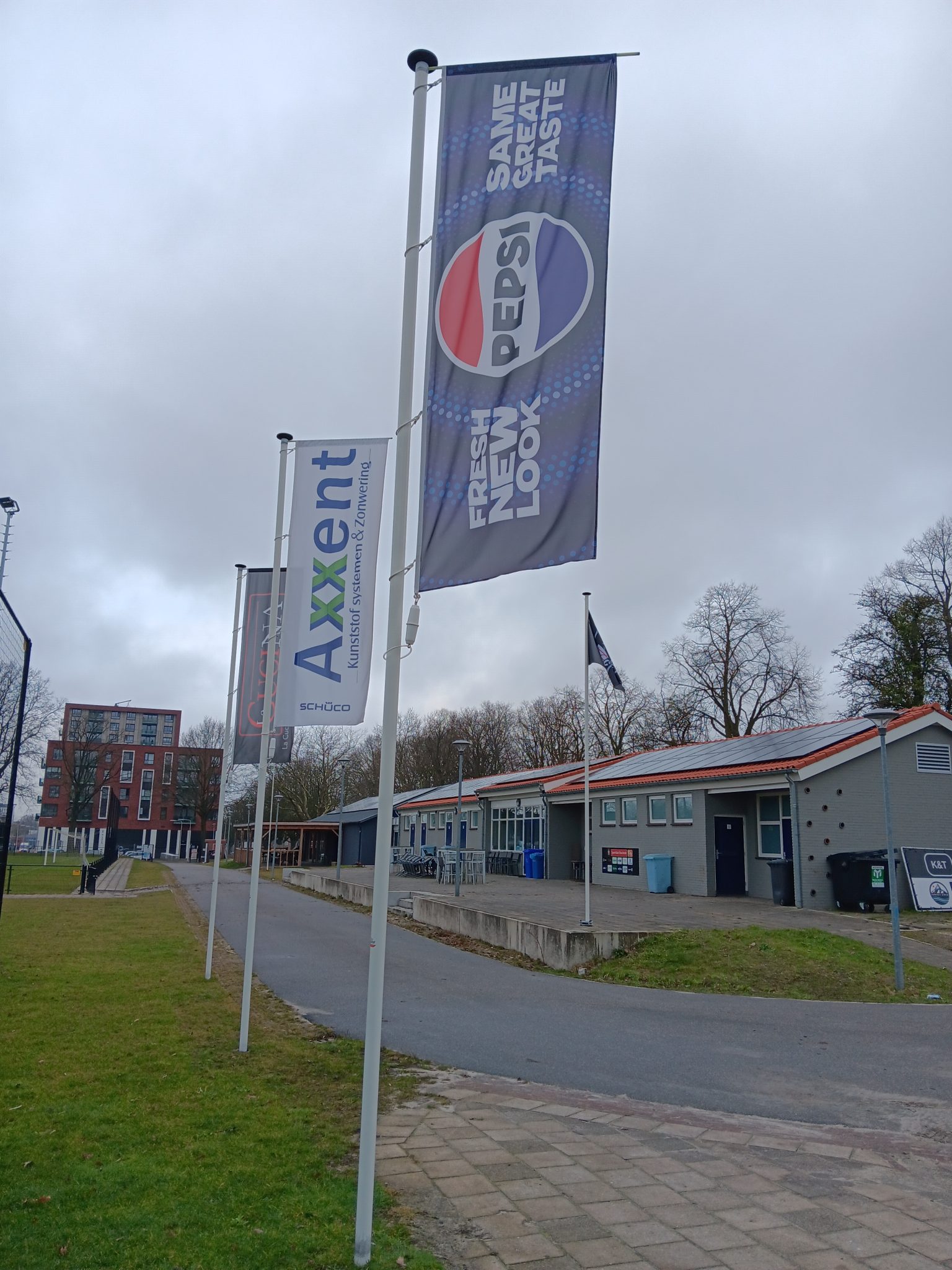 Banier met Mast