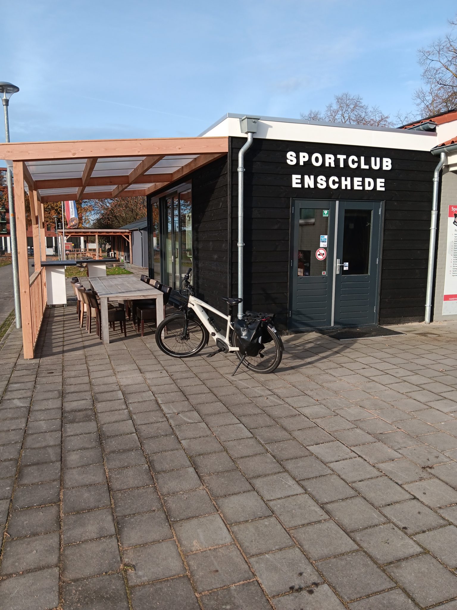 Zaterdag 15 november officiële in gebruik name Kantine