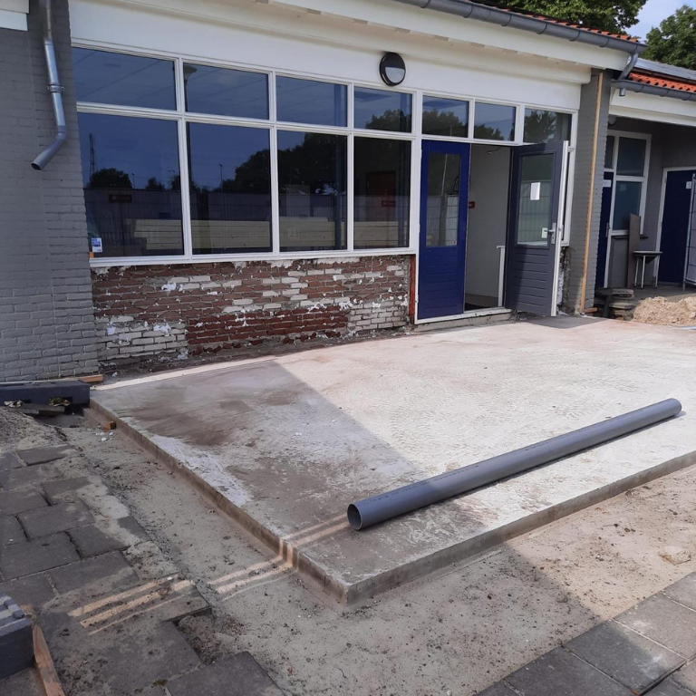 De verbouwing is in volle gang!