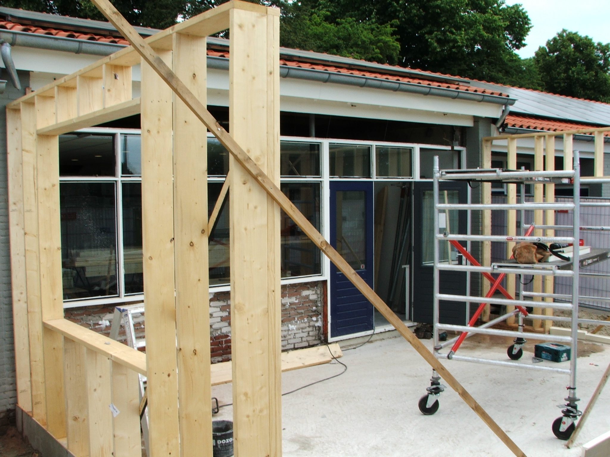 De verbouwing is in volle gang!